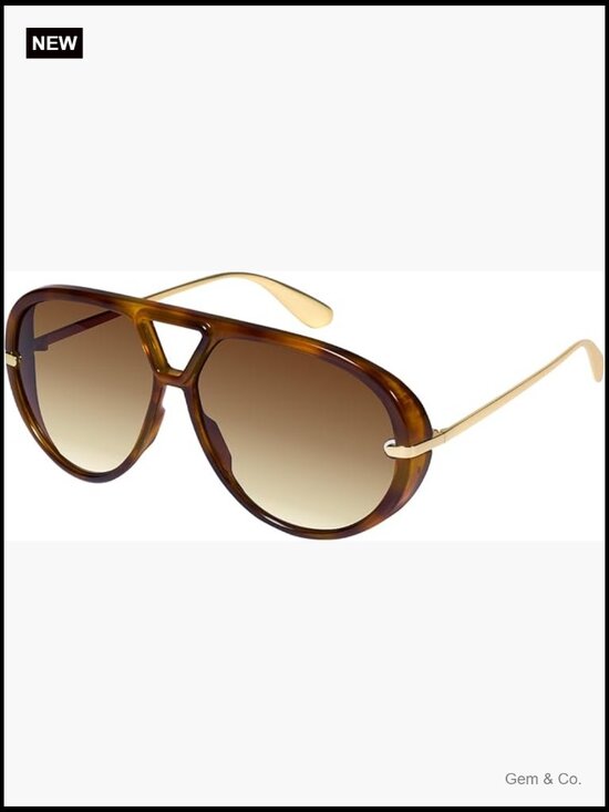 Oversized Aviator Sunglasses with UV400 Protection Retro Style main image 7